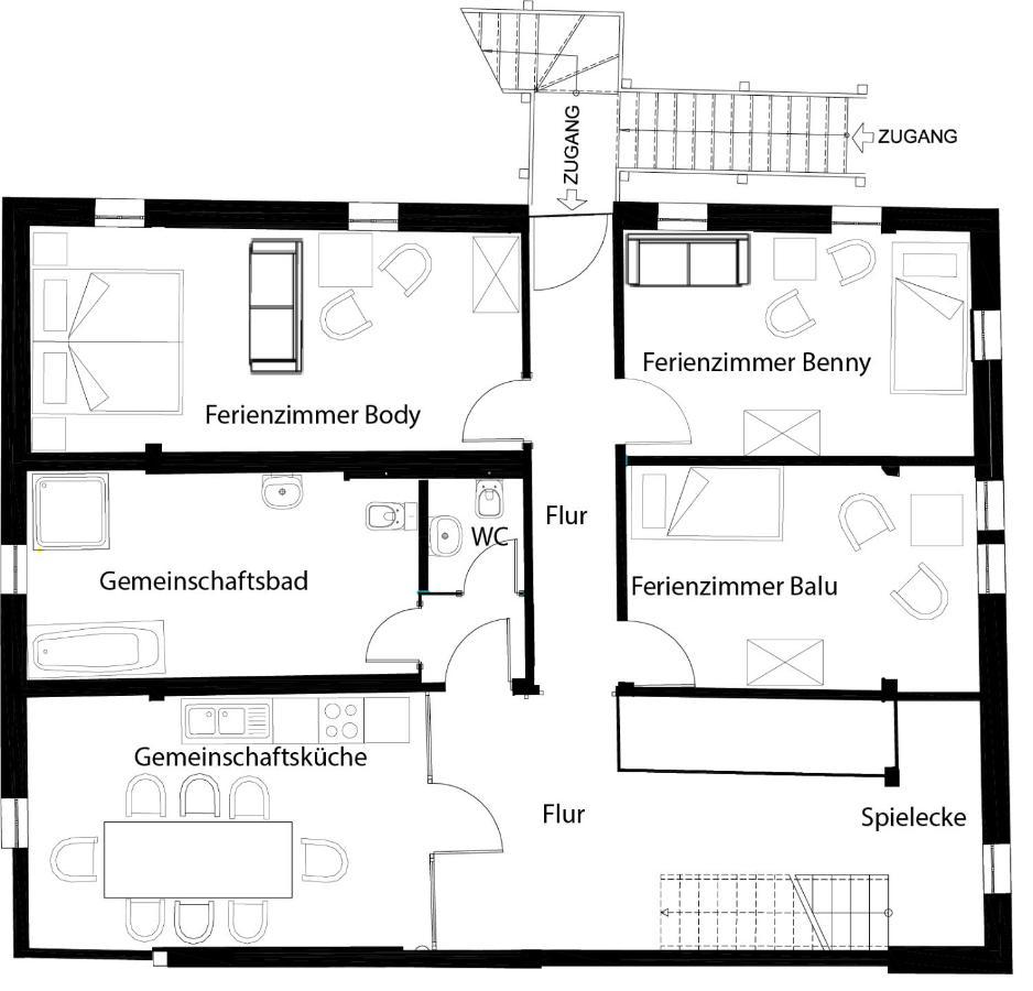 Pferdehof Am Burgsberg, Ferienzimmer, Monteurzimmer Seifhennersdorf Экстерьер фото